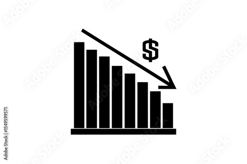 bar graph with arrow