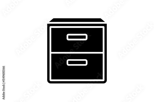 office folders isolated on white background