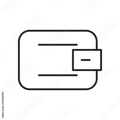 Salary or Compensation Wallet Icon Vector. Wallet Logo.