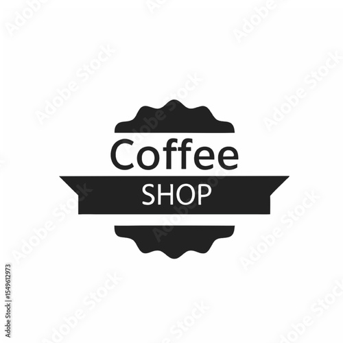 Vintage Coffee Shop Logo - Retro Cafe Badge Design