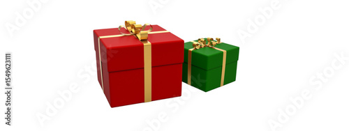red gift box with ribbon
