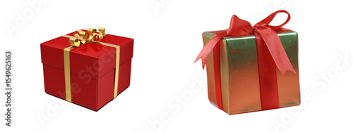 red gift bag