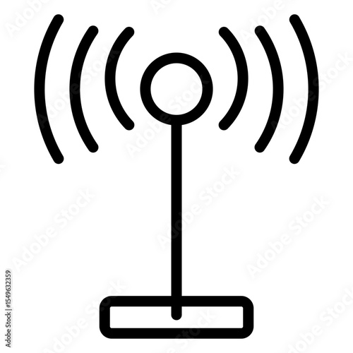 WiFi Signal outline icon