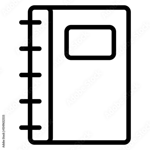 Notebook outline icon