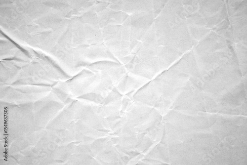 Creased paper texture overlay effect, png wrinkled paper surface