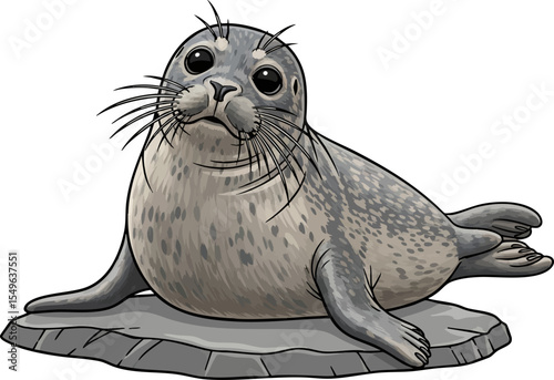 Curious Harbor Seal