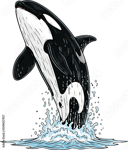 Orca Breaching