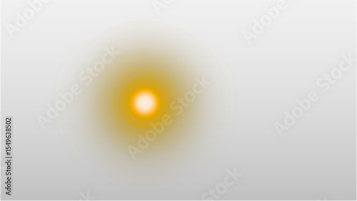 Warm orange light orb with a soft glow and transparent background, perfect for adding gentle illumination, a cozy atmosphere, or a subtle highlight to any design.