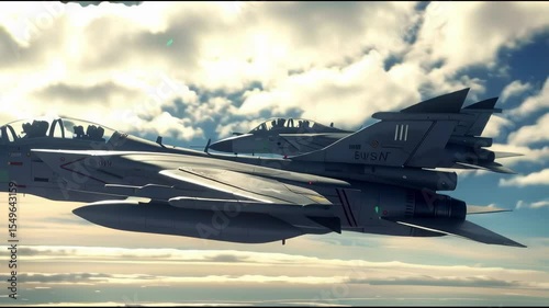 Panavia Tornado and Eurofighter Typhoon Over the Baltic Sea in 1996