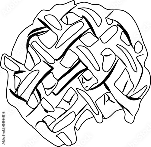 Apple pie coloring page