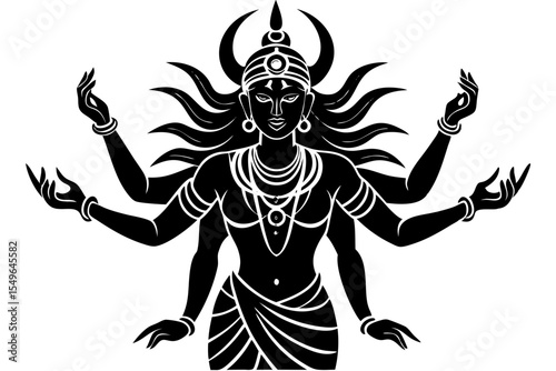 vector illustration of a warrior