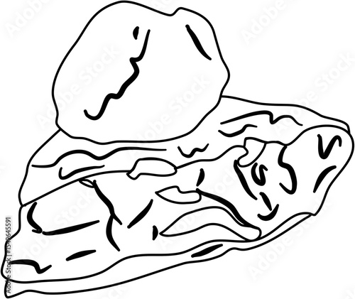 Apple pie coloring page
