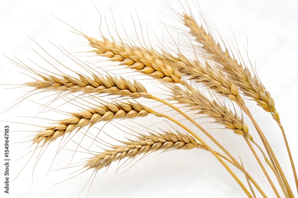 wheat ears isolated wheat ears isolated