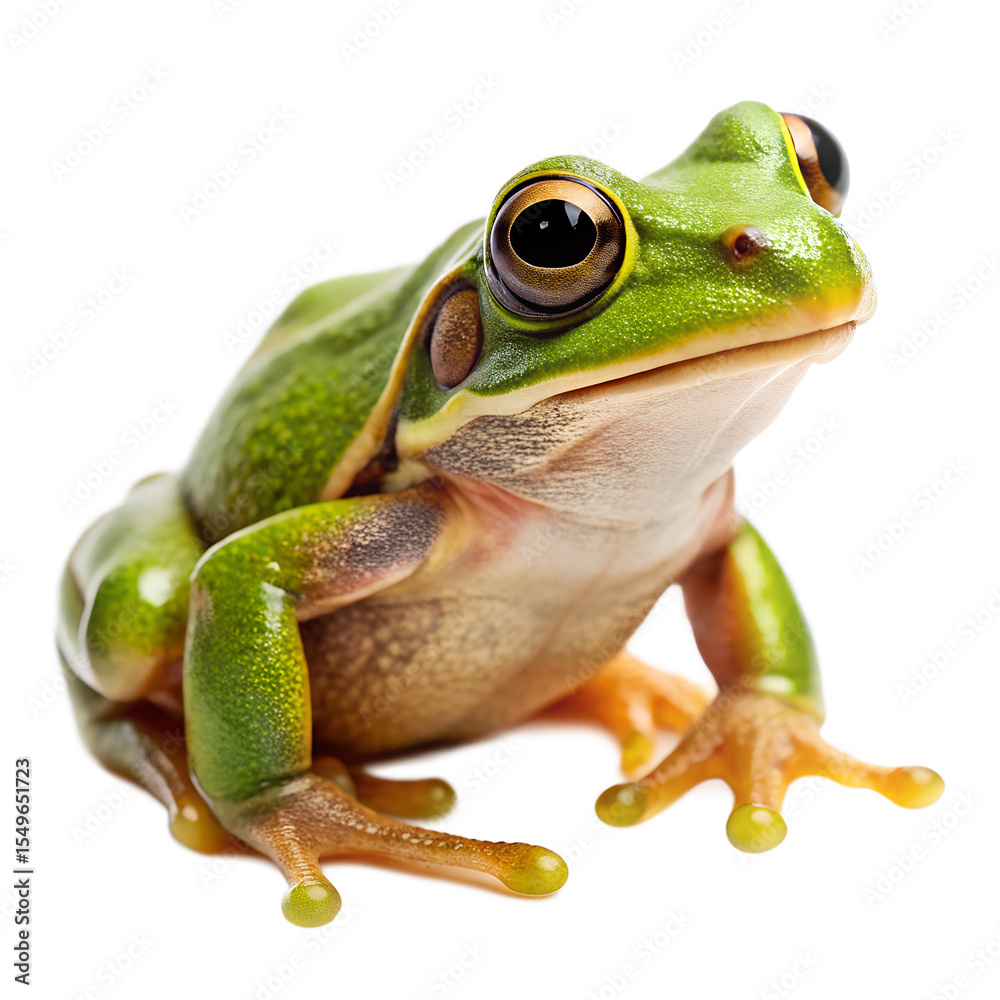 Obraz premium frog set isolated on white background