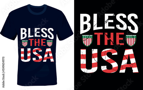 Freedom Day T-Shirt Design – July 4th Celebration Vector