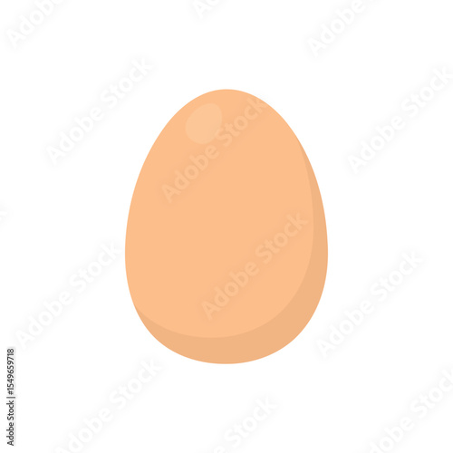 Egg Logo Emblem White Background