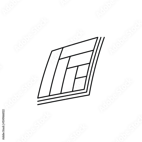 Flooring Icon Line Art