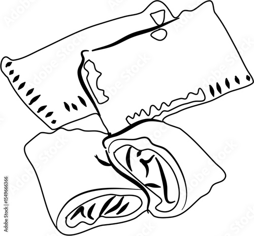 Apple pie coloring page