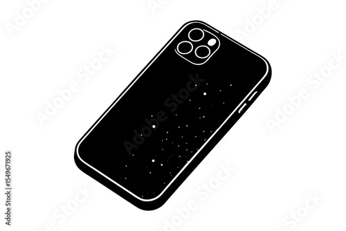 black mobile phone