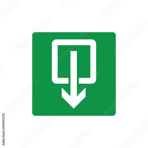 Emergency Exit Sign Indoor Outdoor