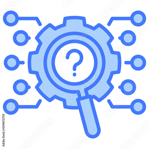Root Cause Blue Icon