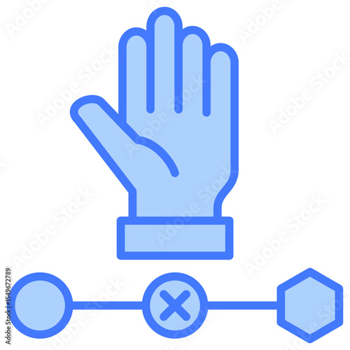 Intervention Blue Icon