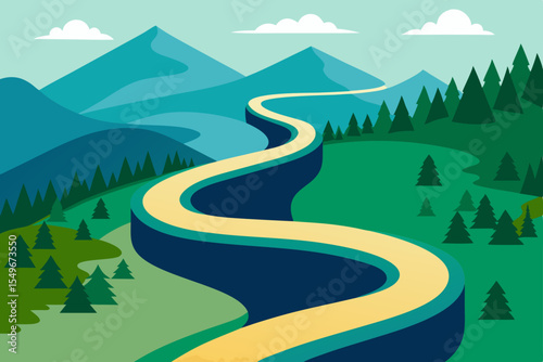 Winding Mountain Road A Journey Through Scenic Landscapes