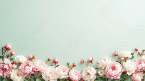 Gentle Beauty A Collection Of Pastel Pink And White Flowers