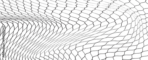 Abstract Black Fishnet Grid Pattern. modern EPS 10