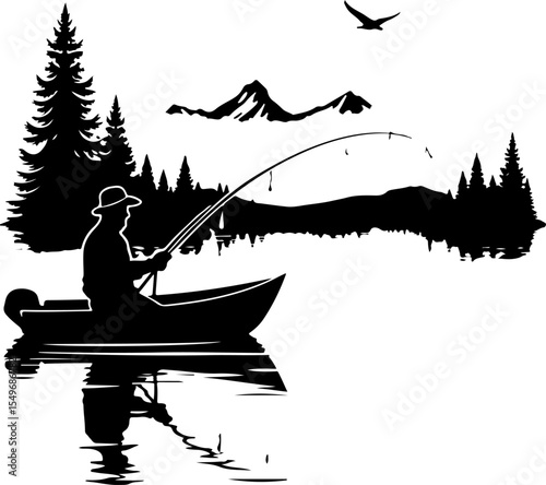 Fisherman with Big Catch vector bundle