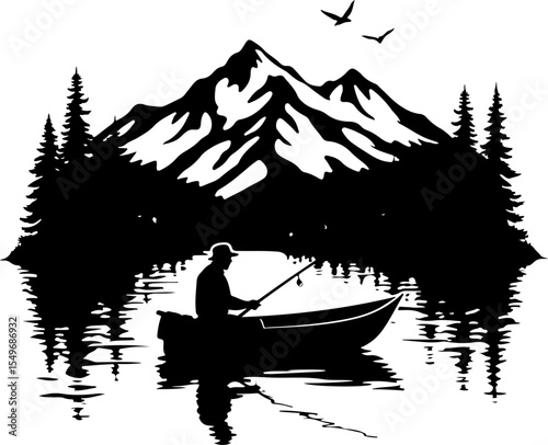Fisherman with Big Catch vector bundle