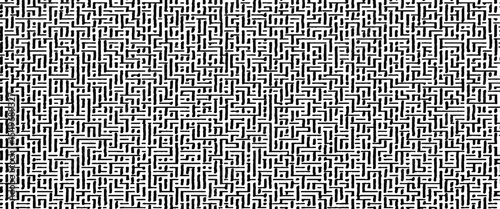 Vector modern black sketchy seamless minimal geometric pattern and white background