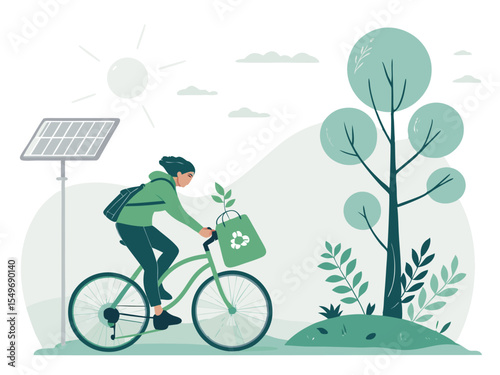 man riding bicycle