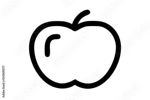 apple icon on white background  .svg