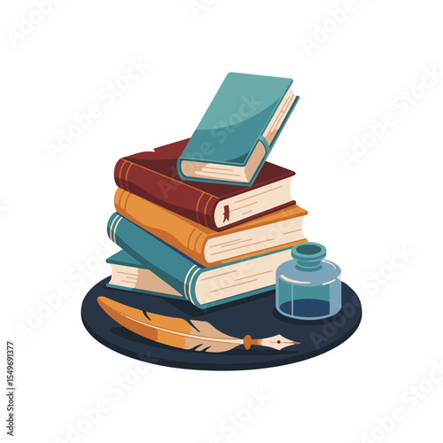 stack of books