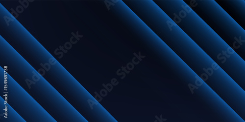 Blue black abstract background geometry shine and layer element vector for presentation design. Suit for business, corporate, institution, party, festive, seminar, and talks