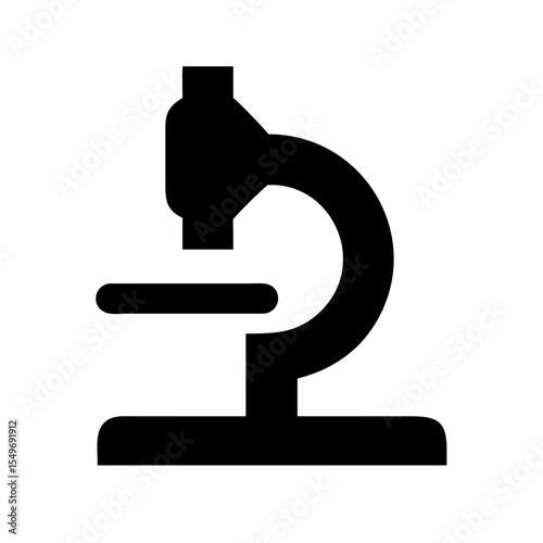 microscope icon on white background 