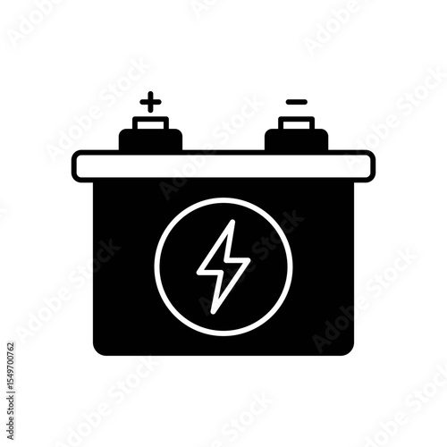 Battery Energy Storage System Line Icon
