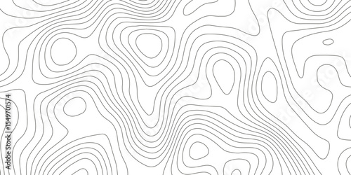 Topographic map background with geographic grid for hiking and mountain sport. luxury topographic wavy pattern and geographic grid map design. paper texture Imitation of a geographical map shades.