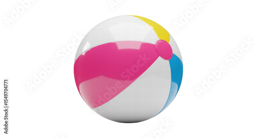 Free Download Colorful Inflatable Beach Ball - GFXLoad