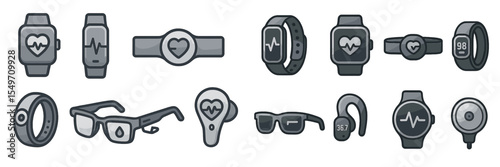 Smart health tracking devices showcasing various designs and features ideal for fitness enthusiasts and tech lovers