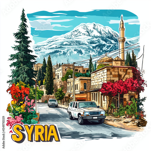 Syria, exploring ancient cities nestled at the foot of Mount Hermon