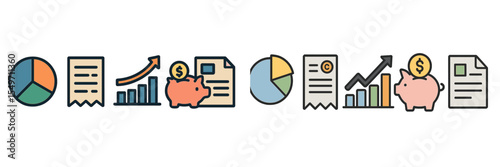 Visual representation of financial growth indicators and budgeting strategies for effective money management