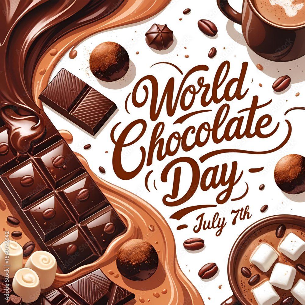 Poster Hari Cokelat Sedunia – 7 Juli
