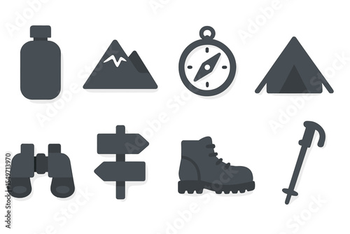 Exploring nature with essential gear for hiking and outdoor adventures in rugged environments