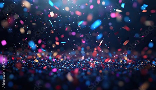 Celebration confetti explosion