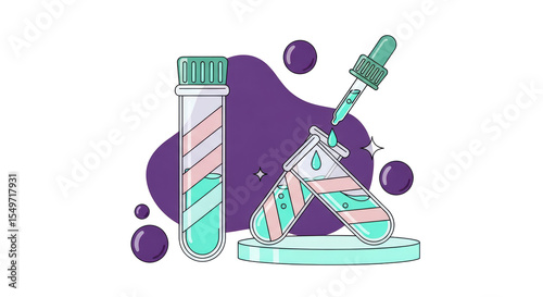 Isolated Laboratory Glassware
