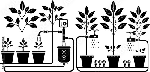 Automated Drip Irrigation and Smart Watering System for Plants