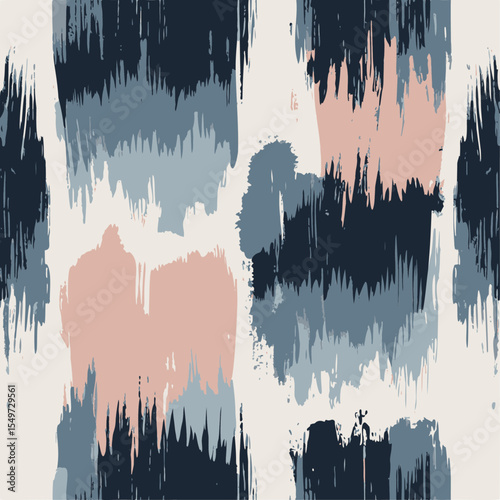 Multicolor stains pattern. Colorful abstract background with brush strokes.