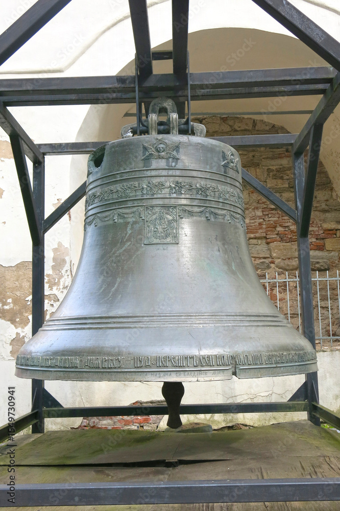 Fototapeta premium ancient multi-ton medieval Orthodox Russian bells